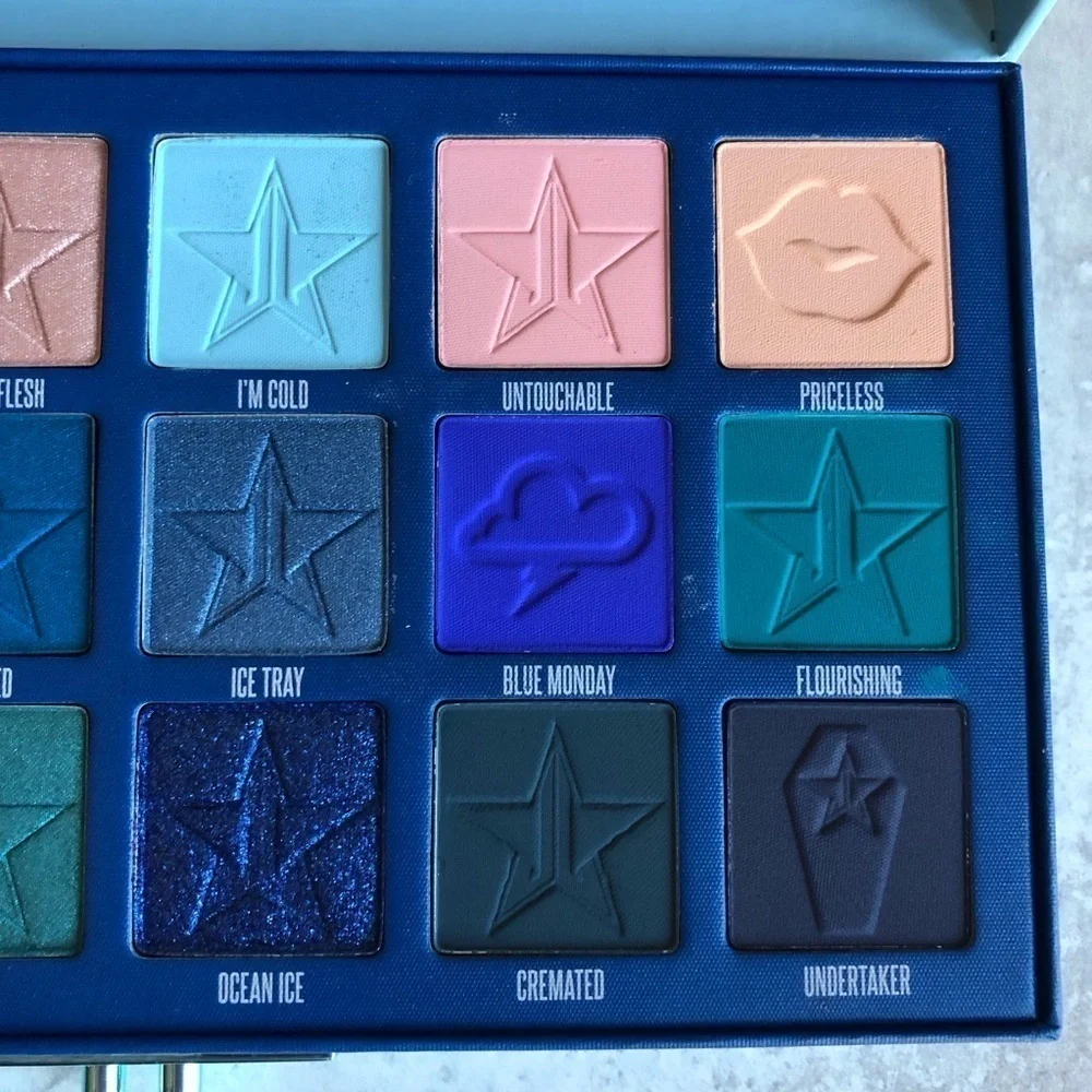 Jeffree Stars Blue Blood Eye Shadow Palette New